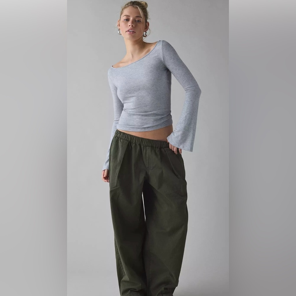 Urban Outfitters- Bobbi Green Wide-Leg Pants - XL